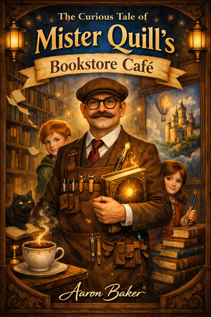 The Curious Tale of Mister Quill's Bookstore Cafe
